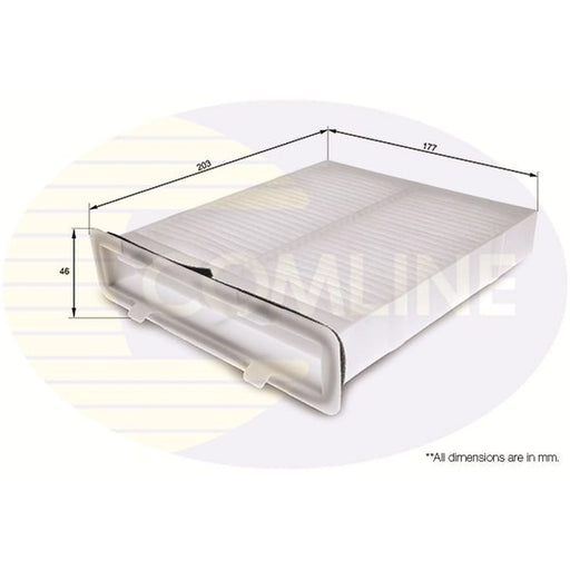 Comline Cabin Air Filter (Pollen Filter) fits Suzuki SX4 2006-2010