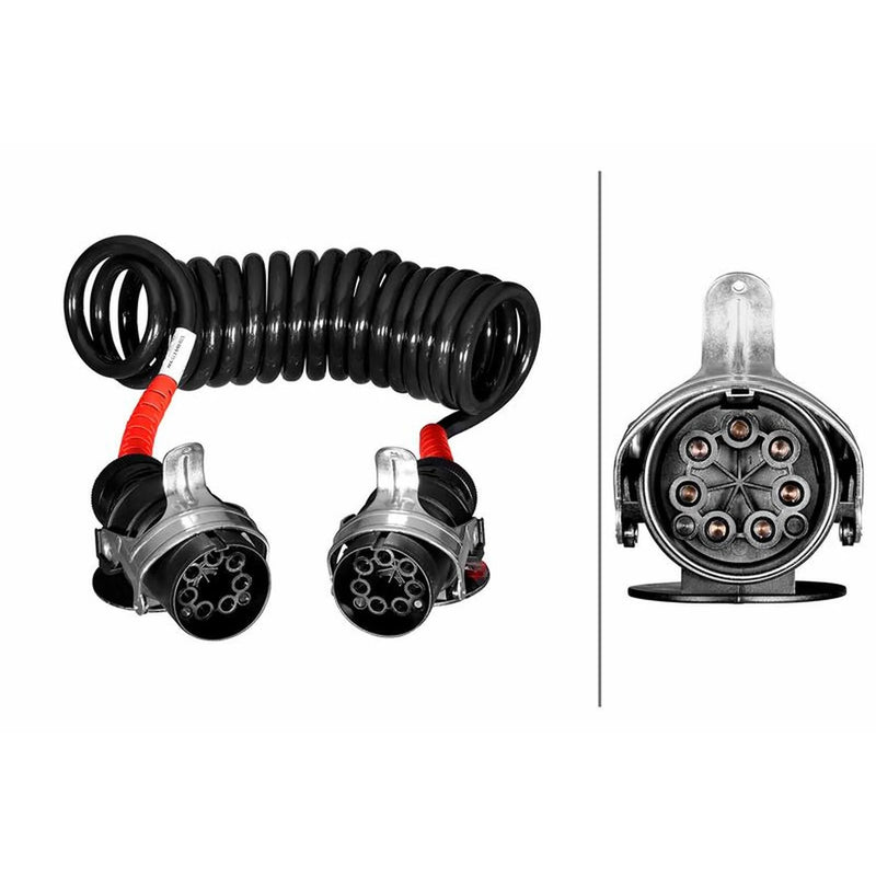 Hella Coiled Cable Connectors 24V PU (Polyurethane)