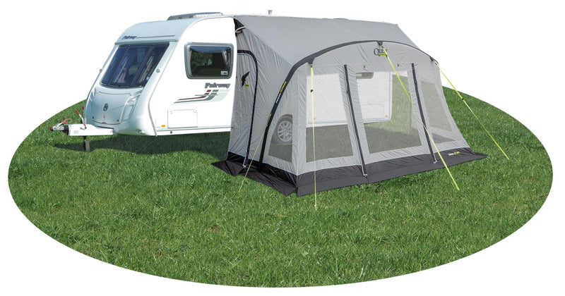 Quest Falcon Pro 390 Air Porch Caravan Awning Grey Quest Leisure - Dynamic Drive
