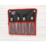 Sealey Internal/External Circlip Pliers Set 4pc 230mm AK8456 Sealey - Dynamic Drive