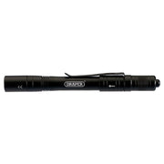 Draper LED Rechargeable Aluminium Penlight, 1W 90099 Draper - Dynamic Drive