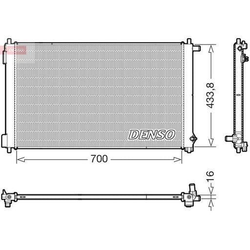 Denso Engine Radiator fits Lexus Nx 2014 on