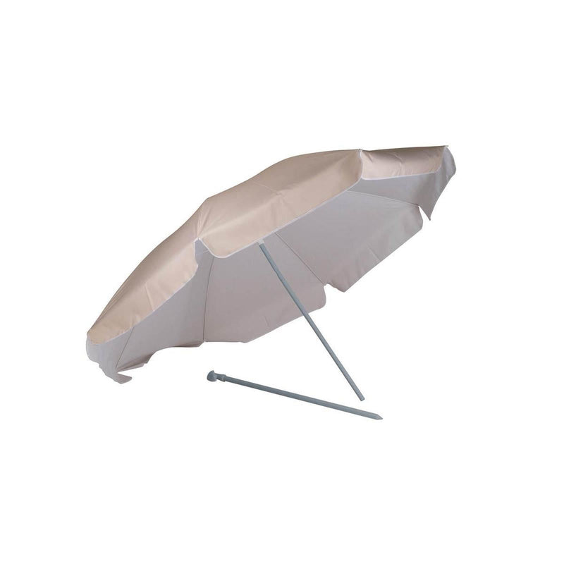 Bo-Camp Parasol Articulated Arm Polyester Dia 165cm Sand Bo-Camp - Dynamic Drive