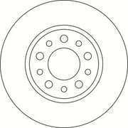 Abtex 2 x Solid Rear Brake Discs BD1311S-x2