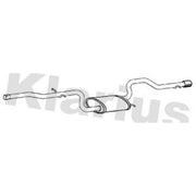 Klarius Box With Tail Pipe Rear fits Audi A3 2004-2013 1.6 2.0