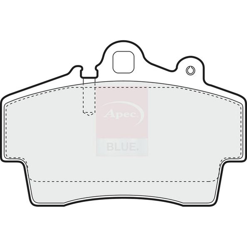 Apec Front Brake Pad Set fits Porsche Boxster 1996-2009 2.5 2.7