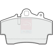 Apec Front & Rear Pads fits Porsche Boxster 1996-2004 2.5 2.7