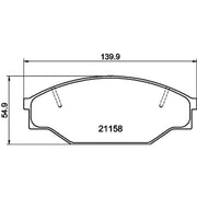 Mintex Front & Rear Pads fits Toyota Land Cruiser Colorado 1995-2002 2.7