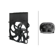 Hella Engine Cooling Fan Left fits Citroën C-Elysee 2012-2018 1.2 1.5 1.6