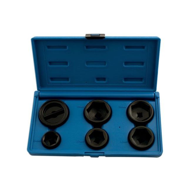Laser Oil Filter Socket Set 3/8"D 6pc 5123 Laser - Dynamic Drive