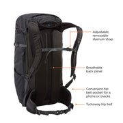 Thule AllTrail X 25L hiking backpack - Obsidian Thule - Bars 4 Cars