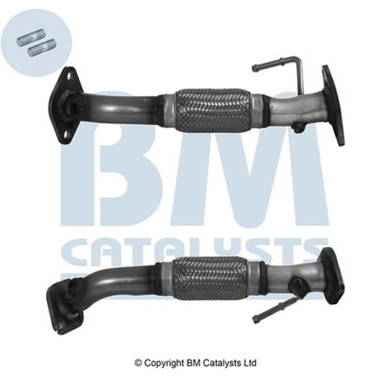 BM Catalysts Exhaust Pipe OD fits Kia Rio IV 2020 on 1.2