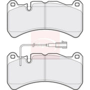 Apec Front Brake Pad Set fits Maserati Ghibli III 2013 on 3.0