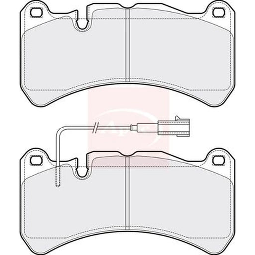 Apec Front Brake Pad Set PAD2158