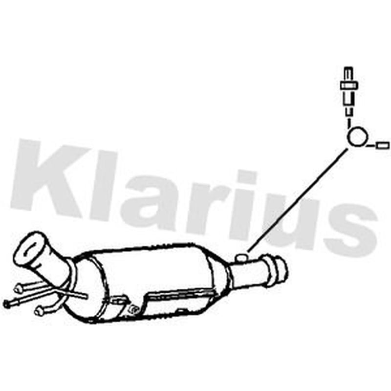Klarius Diesel Particulate Filter W/Cat T/A Centre fits Peugeot 307 2000-2009