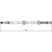 Apec Brake Hydraulic Hose Line Front fits VW Touareg 2003-2010 2.5