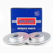 Borg & Beck Front & Rear Brake Discs & Pads fits Honda Civic X 2016-2022 1.5 1.6