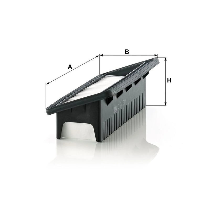 MANN-FILTER Engine Air Filter fits Hyundai I10 I 2008-2013 1.2