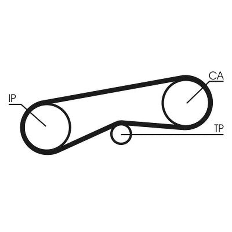 Continental CTAM Timing Belt Cambelt 63 Teeth fits Daihatsu Charade 1983-1992