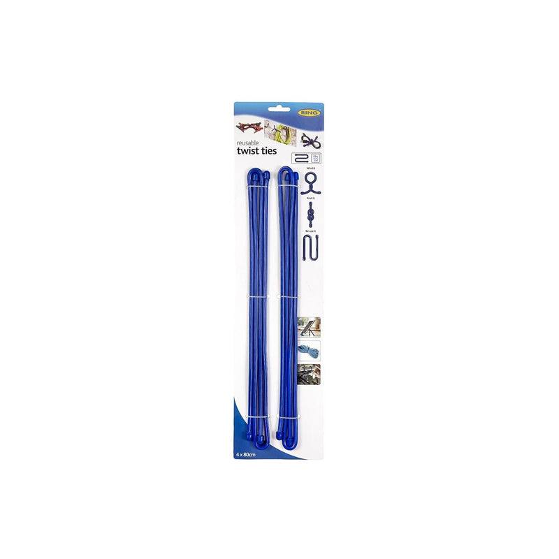 Ring Automotive RTt80 reusable twist ties 4 x 80cm (M) Ring Automotive - Dynamic Drive