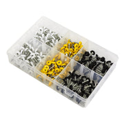 Sealey Numberplate Screw Assortment 4.8mm x 18mm 195pc - Plastic Enclosed Head Sealey - Dynamic Drive