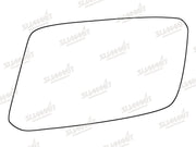 Summit Stick-On Standard Mirror Glass fits Volvo 440 460 LHS Summit - Bars 4 Cars