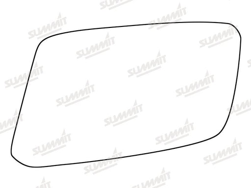 Summit Stick-On Standard Mirror Glass fits Volvo 440 460 LHS Summit - Bars 4 Cars