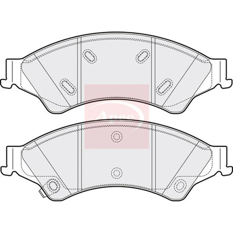 Apec Front Brake Pad Set PAD2038