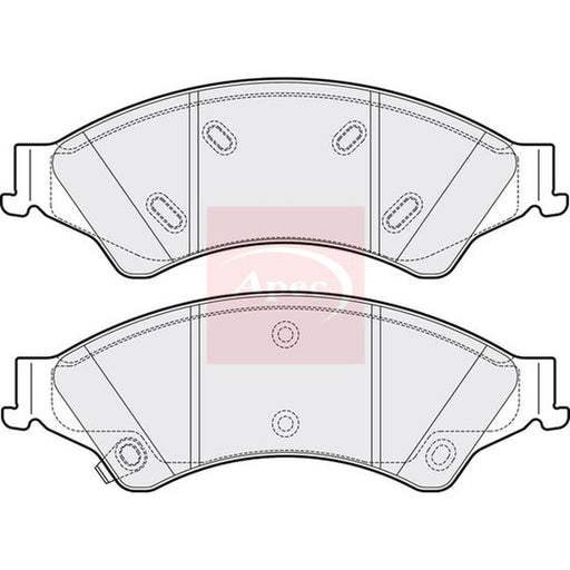 Apec Front Brake Pad Set PAD2038