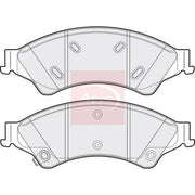 Apec Front Brake Pad Set fits Ford Ranger 2011 on 2.2 2.5 3.2