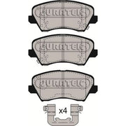 Juratek Front Brake Pad Set fits Hyundai I30 2011-2020 1.4 1.5 1.6