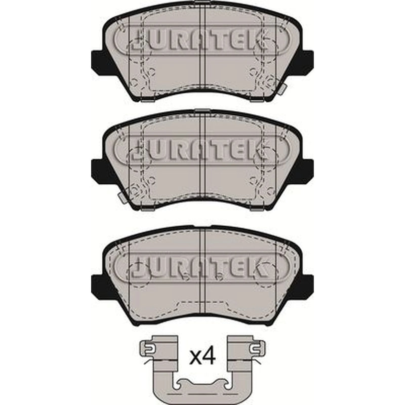 Juratek Front Brake Pad Set fits Hyundai I30 2011-2020 1.4 1.5 1.6