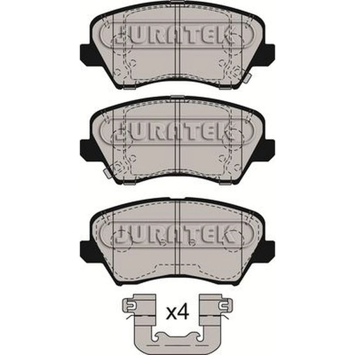 Juratek Front Brake Pad Set fits Hyundai I30 2011-2020 1.4 1.5 1.6