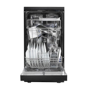 Baridi Slimline Freestanding Dishwasher 45cm Wide 10 Place Settings - Black Baridi - Dynamic Drive