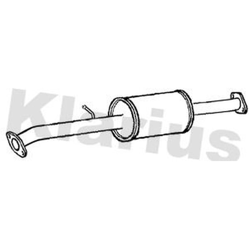 Klarius Box With Front Pipe Front fits Ford Ranger 2011 on 3.2