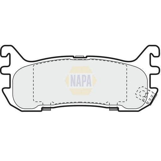 NAPA Rear Brake Pad Set NBP1808