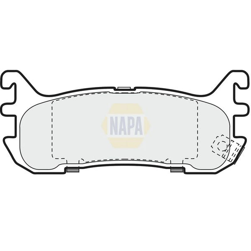 NAPA Front & Rear Pads fits Mazda MX-5 1993-2005 1.6 1.8
