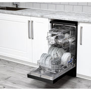Baridi Slimline Freestanding Dishwasher 45cm Wide 10 Place Settings - Black Baridi - Dynamic Drive