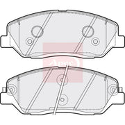 Apec Front Brake Pad Set fits Hyundai Genesis 2011-2014 3.8