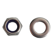 ForgeFix Nyloc Nuts & Washers A2 Stainless Steel M6 ForgePack 20 - FPNYLOC6SS