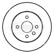 Borg & Beck Front & Rear Brake Discs & Pads fits Vauxhall Mpv 2001-2011 1.7