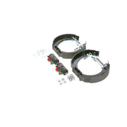 Bosch Brake Shoe Set Axle Kit fits Renault Laguna I 1993-2001 1.8 2.0 2.2