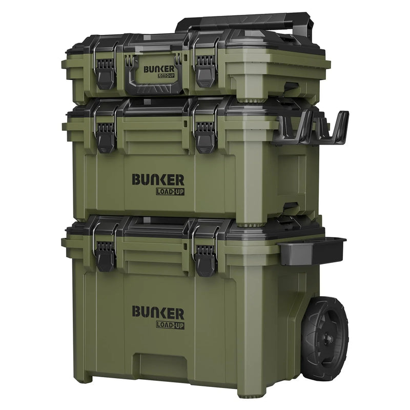 Bunker Load-Up Stacking System 9 Piece Modular Tool Storage