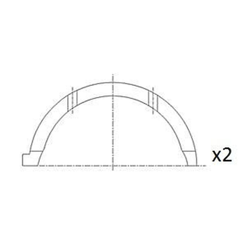 FAI Thrust Washer Set 88mm fits Nissan Almera 2000-2006 2.2