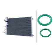 Hella Air Conditioning Condenser fits Nissan Qashqai +2 2008-2013 1.5 2.0