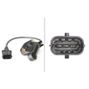 Hella Camshaft Position Sensor 6PU 009 121-041