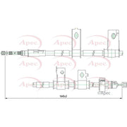 Apec Handbrake Cable Right Rear CAB1230