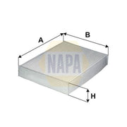 NAPA Cabin Air Filter (Pollen Filter) fits Fiat Talento 2016 on 1.6