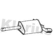 Klarius Box With Tail Pipe Rear fits Mercedes-Benz Clk 2002-2010 209.342 209.442