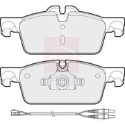 Apec Front Brake Pad Set fits Peugeot 508 I 2010-2018 1.6 2.0